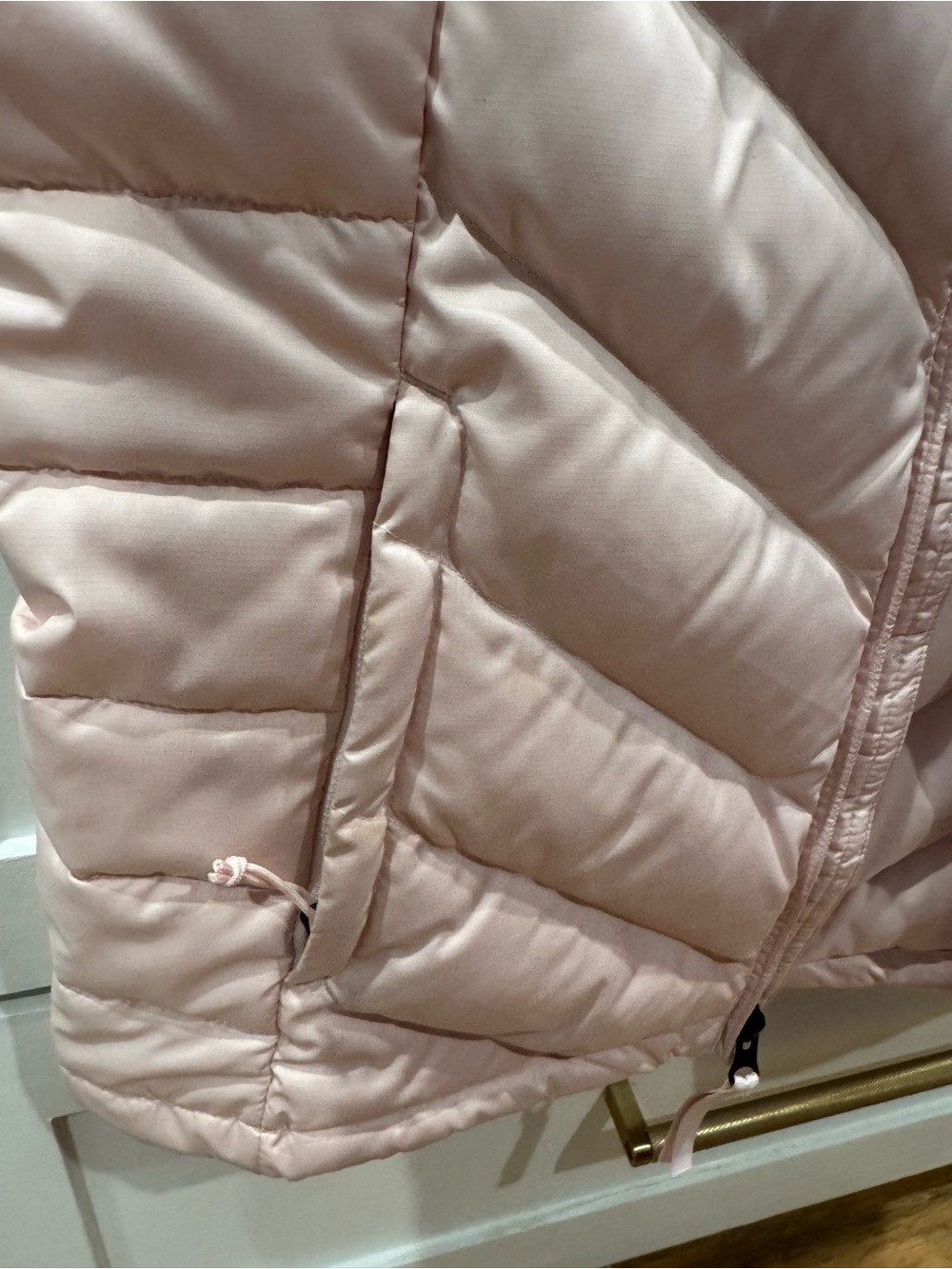 The North Face Light Pink Quilted Insulated Vest - Picture 3 of 4